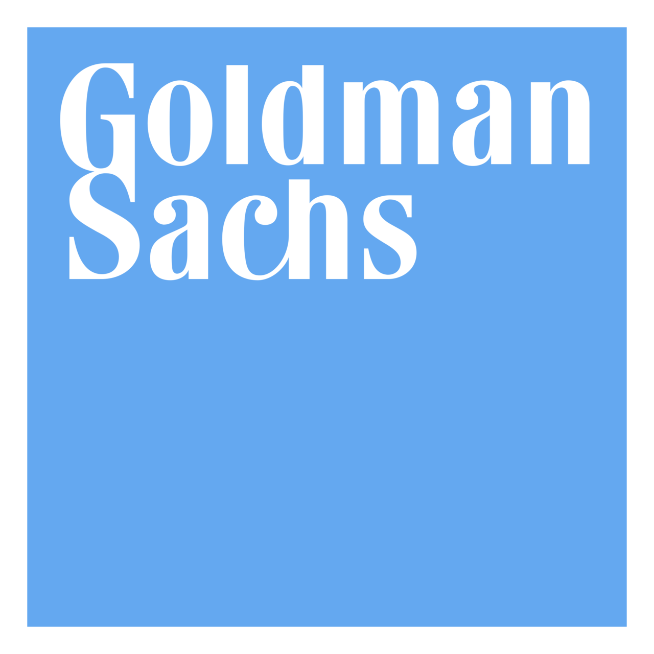 Goldman Sachs company logo.