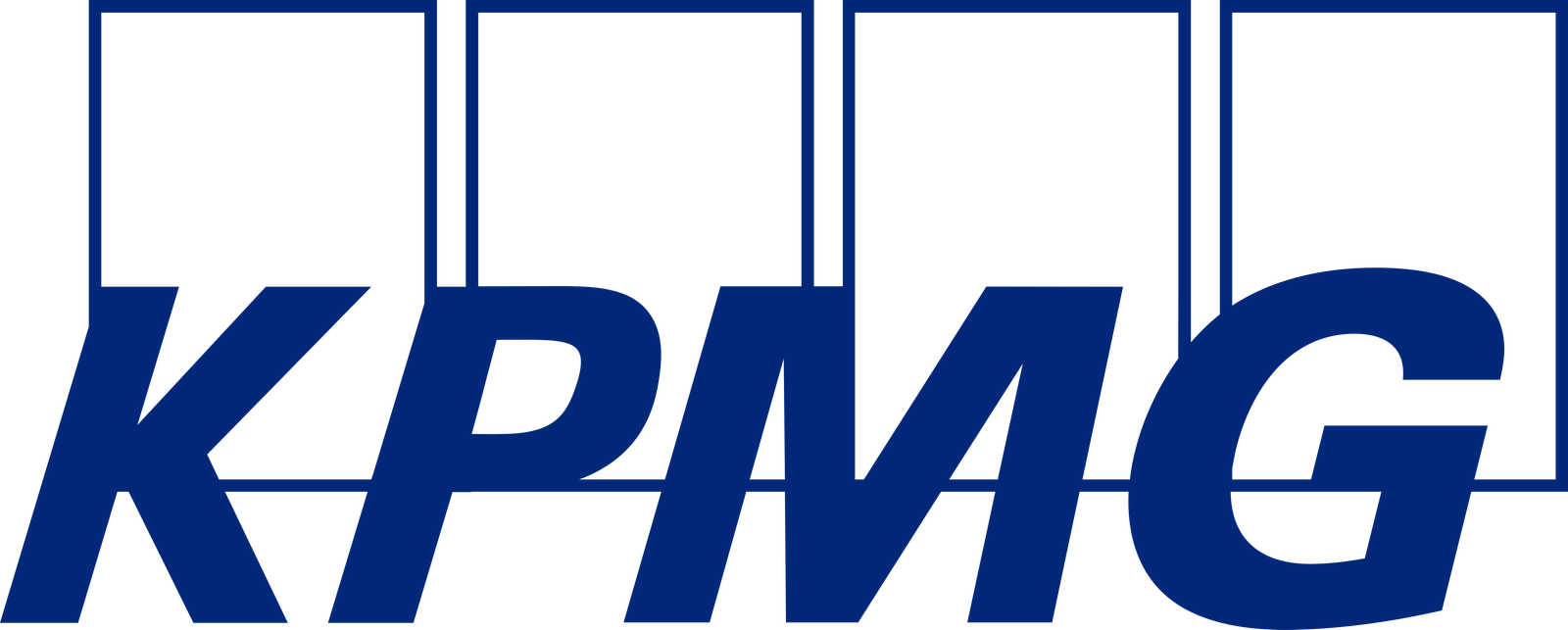 KPMG company logo.